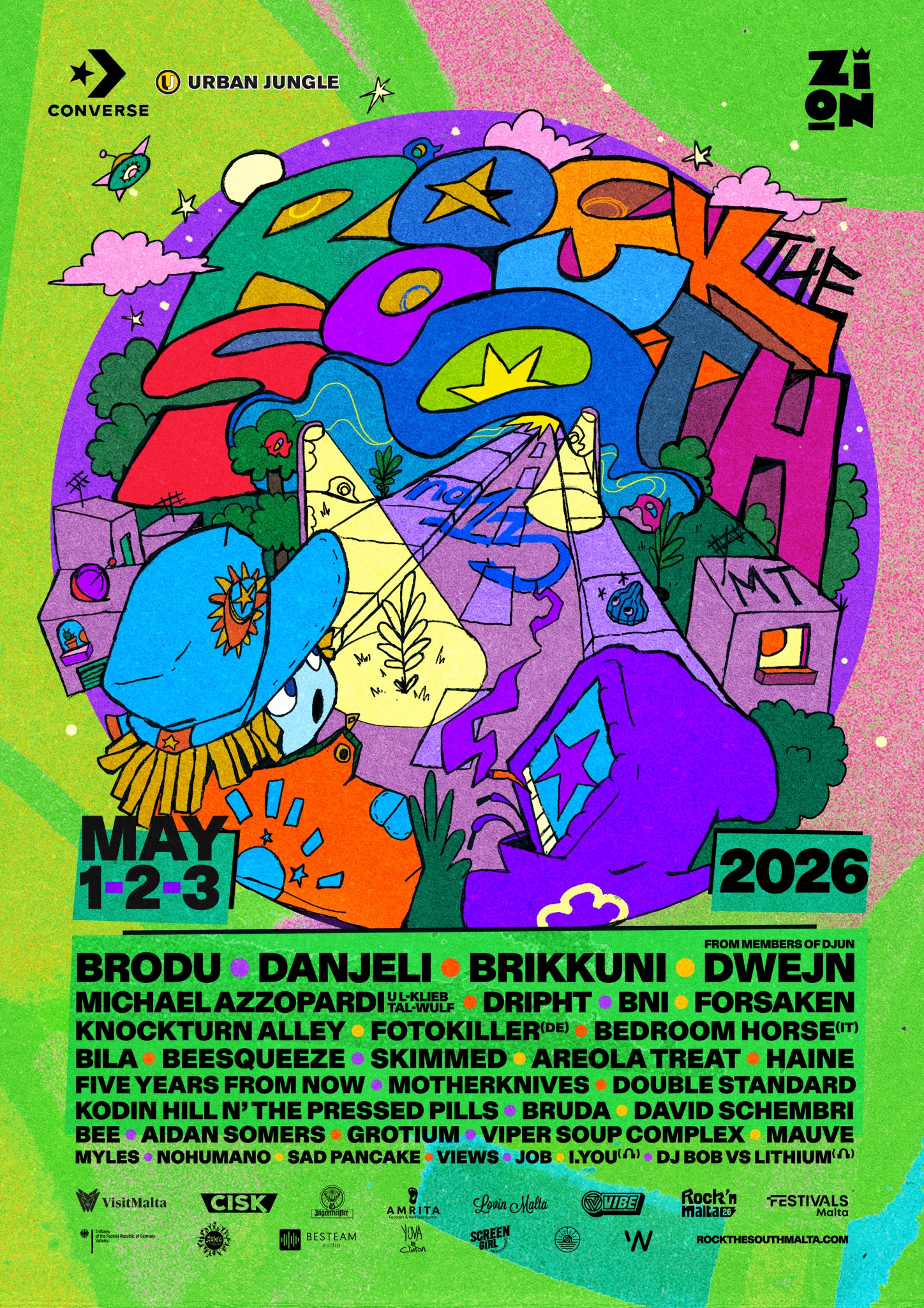Rock The South 2026 Official Poster